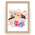 Cartoon Finger Puppet Doll – Plush Storytelling Toy for Kids