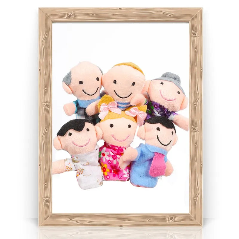 1/5/10 Pcs Cartoon Hand Doll Finger Puppet Baby Children Story Early Education Soothing Doll Plush Toy