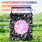 Automatic Bubble Machine – 10-Hole Handheld Bubble Blower