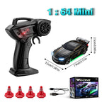 1:64 RC Drift Car – with Rechargeable Battery