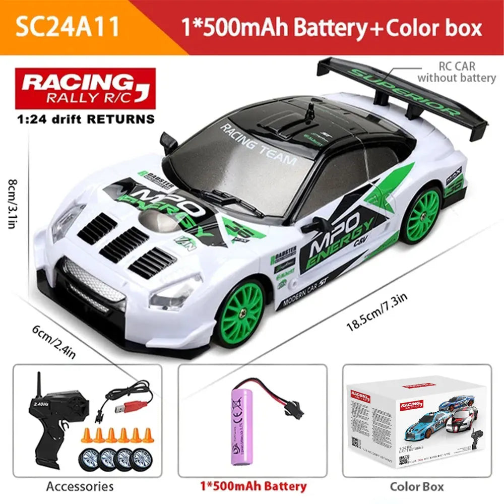 RC Drift Car – High-Speed Car with LED Lights