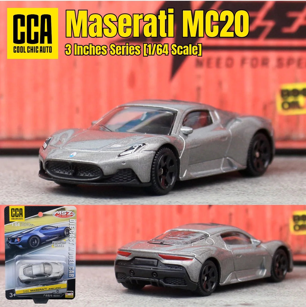 Diecast Car Model 1:64 Scale Metal Collectible Toy