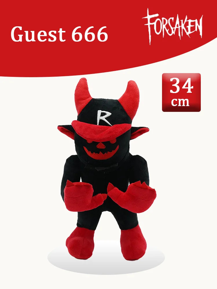 TreasuringU New 30cm Chance Plush Toys Cute Cartoon Rabbits Stuffed Dolls Slasher Game Plushie For Boy Girl Birthday Gifts