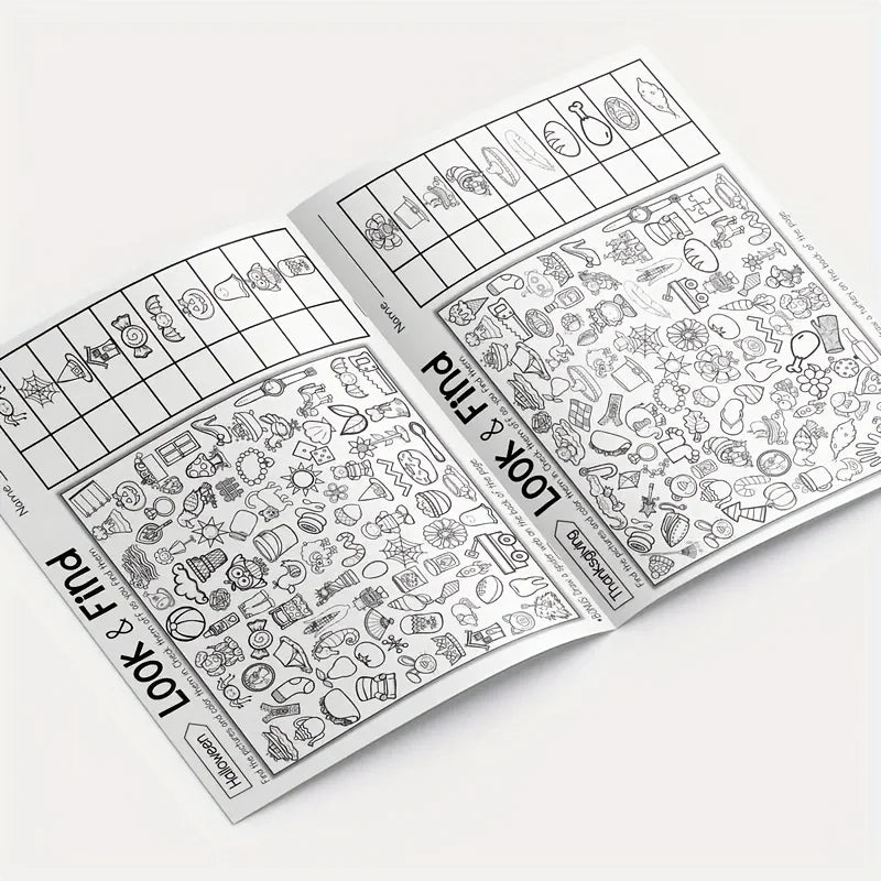 Find & Color Activity Book – 100+ Hidden Object Puzzle Pages
