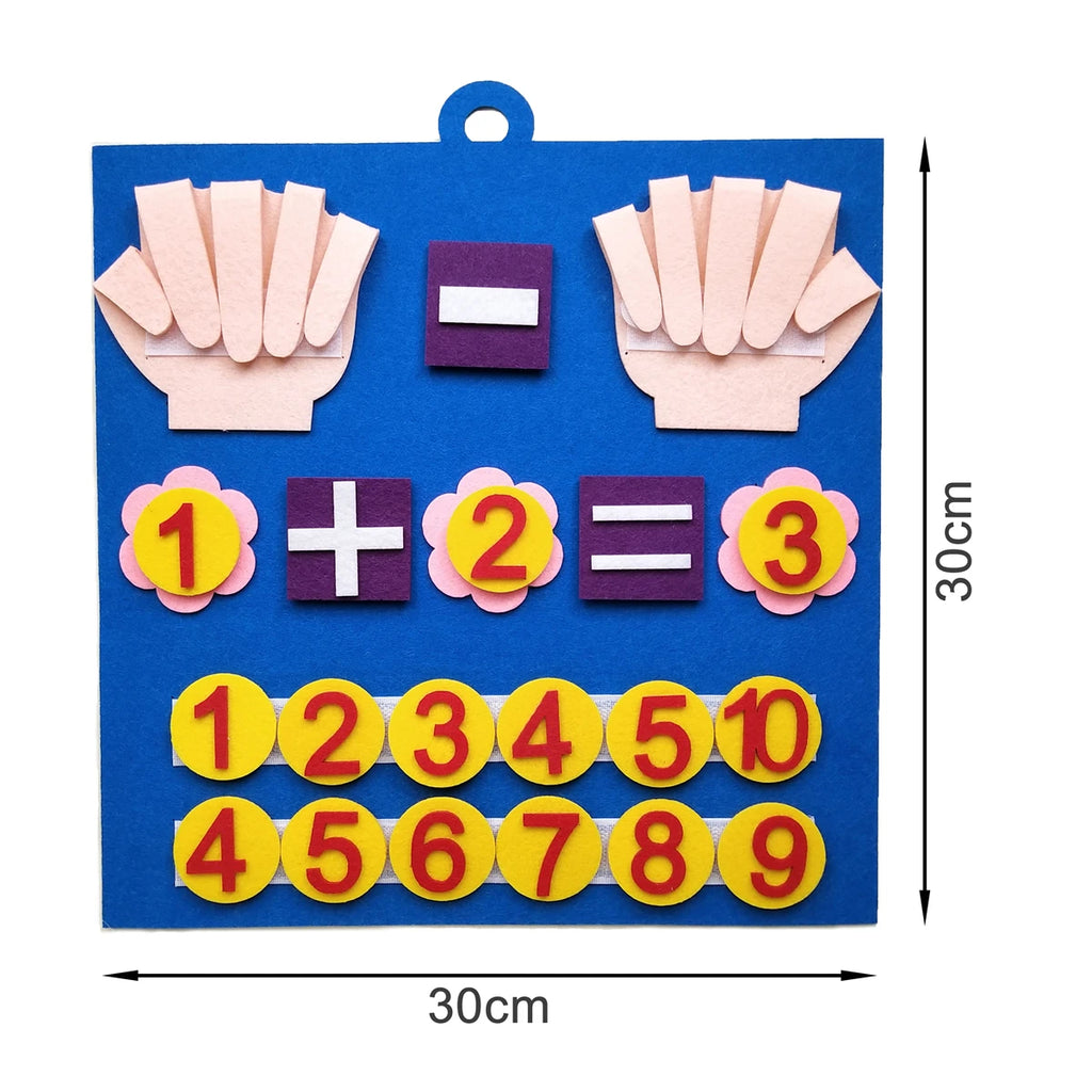 Counting Felt Toy – Montessori Math & Number Learning Game