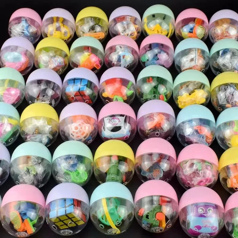 Transparent Egg Toy 5-10pcs Plastic Surprise Party Favor