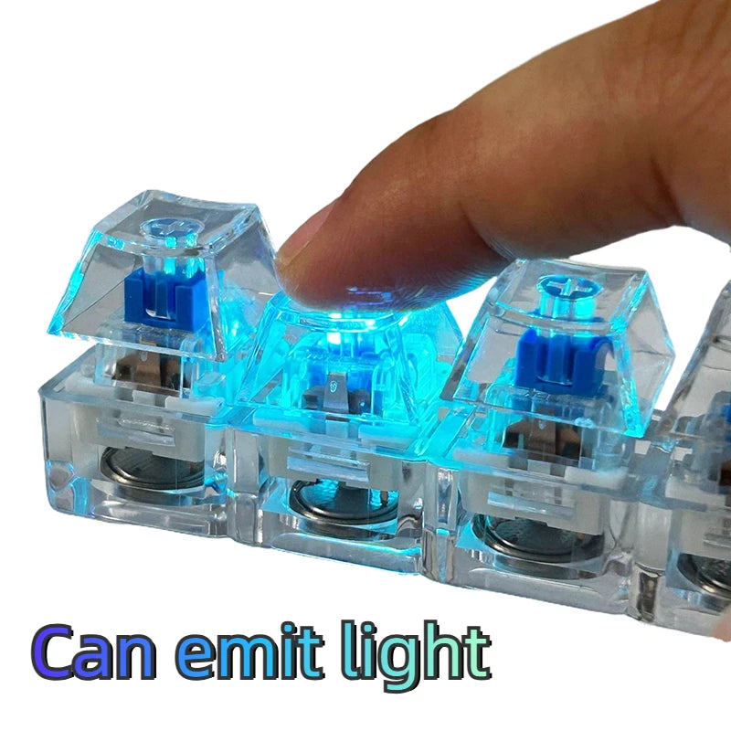 Mechanical Keyboard Key Tester – LED Keycap Fidget Keychain