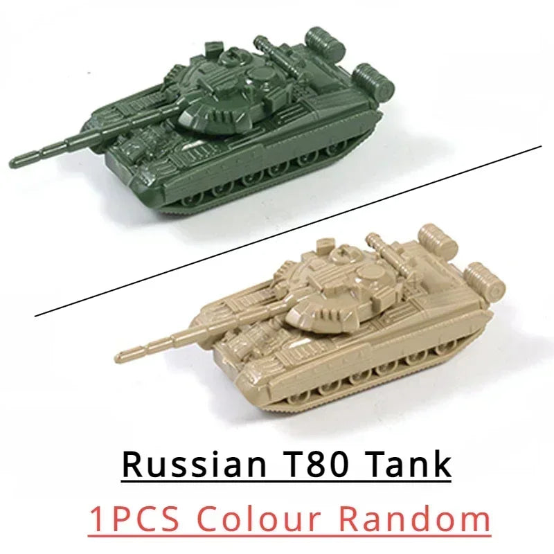 Tank Model Kit – 1:144 Scale Military Tank Set