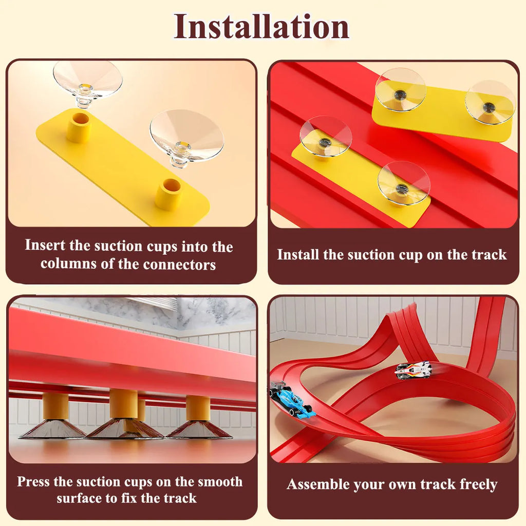 Flexible Race Track – DIY Portable Toy Car Track