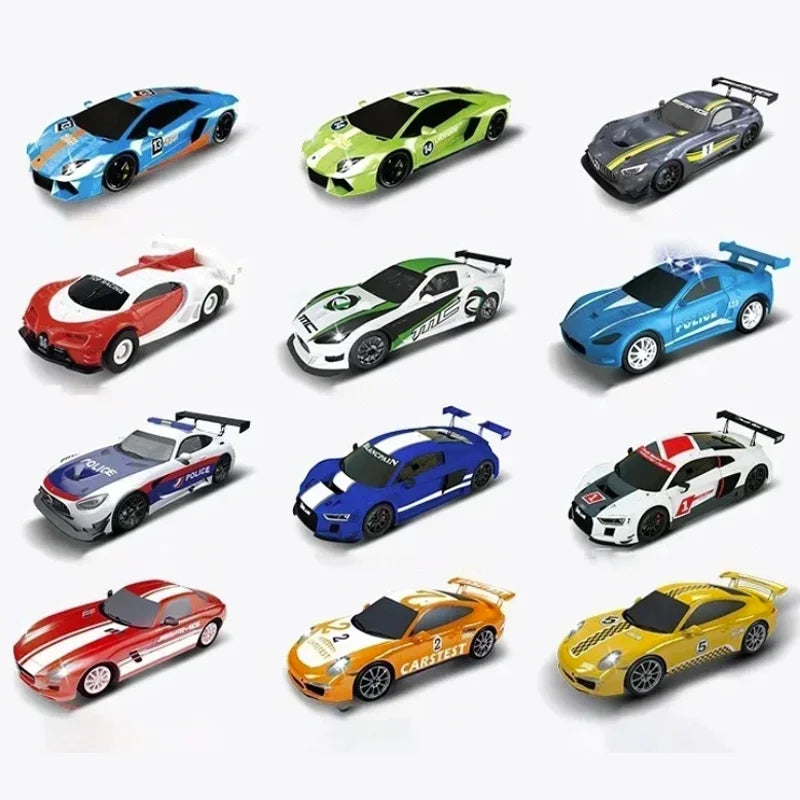 Slot Car Racing Toy 1:64 Electric Race Track Car