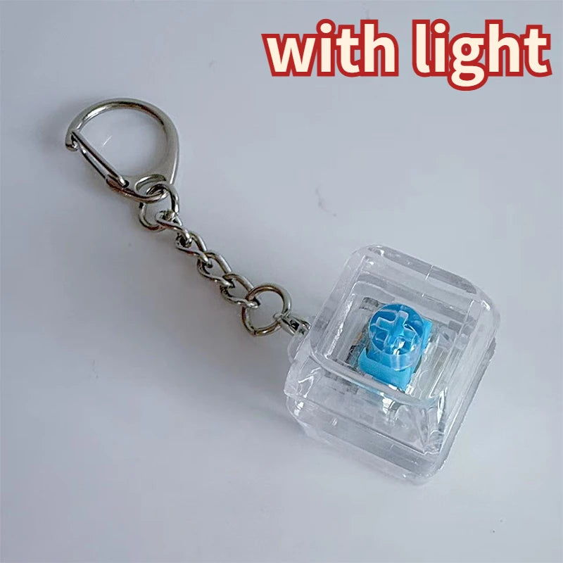 Mechanical Keyboard Key Tester – LED Keycap Fidget Keychain