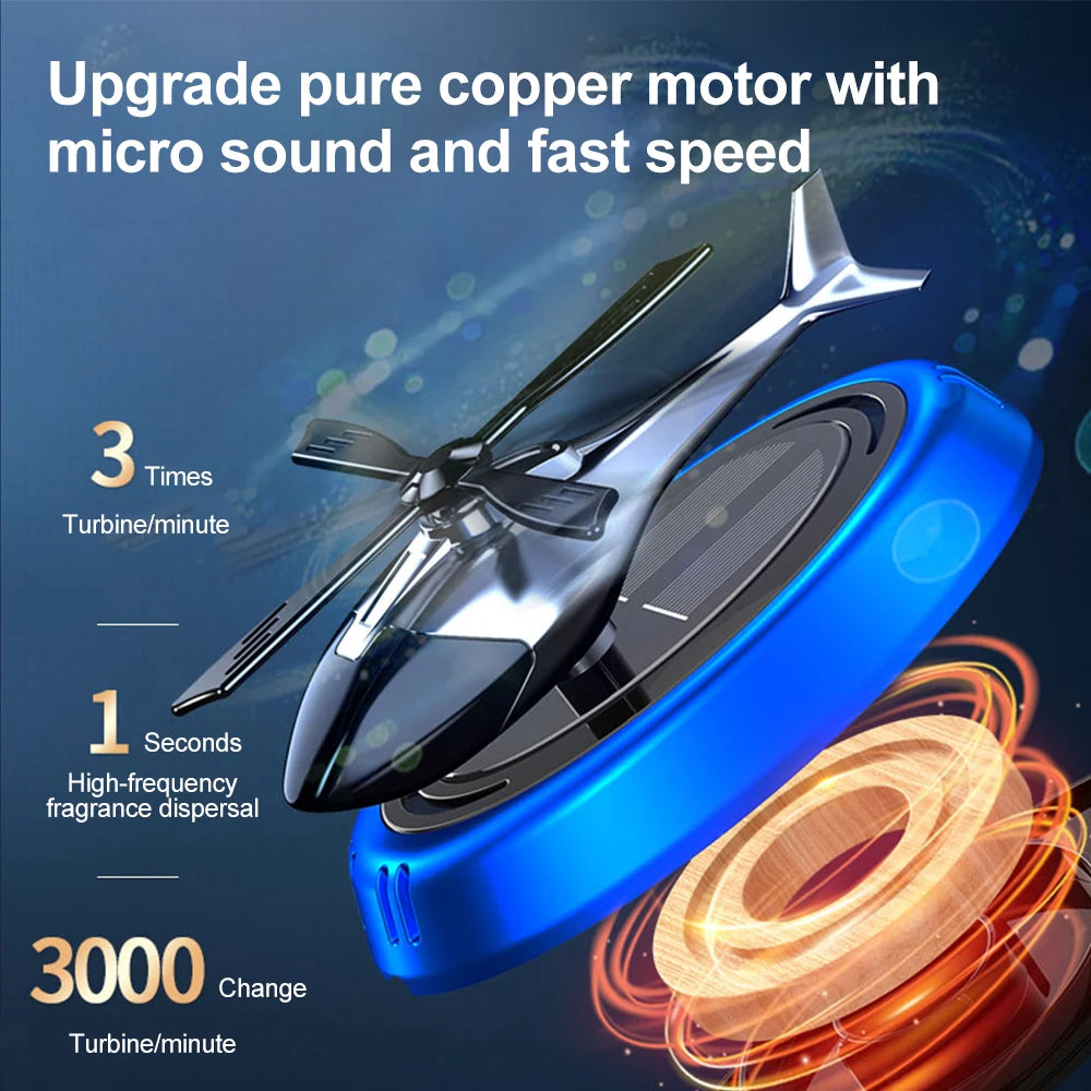 Solar Car Air Freshener – Rotating Diffuser