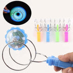Magnetic Spinning Top Toy LED Light Up Gyroscope