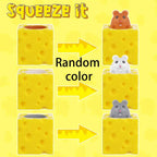 Mouse Cheese Squeeze Toy – Pop Up Interactive Fidget