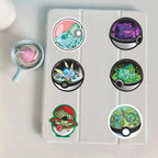 71PCS Cute Anime Pokemon Pikachu Stickers Cartoon Poke Ball Decals DIY Laptop Phone Fridge Waterproof Sticker Kids Toy