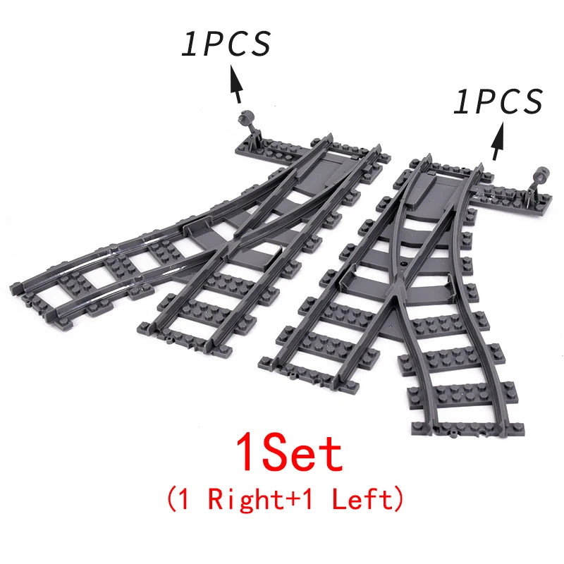 Train Track Building Blocks – Flexible DIY Railway Set