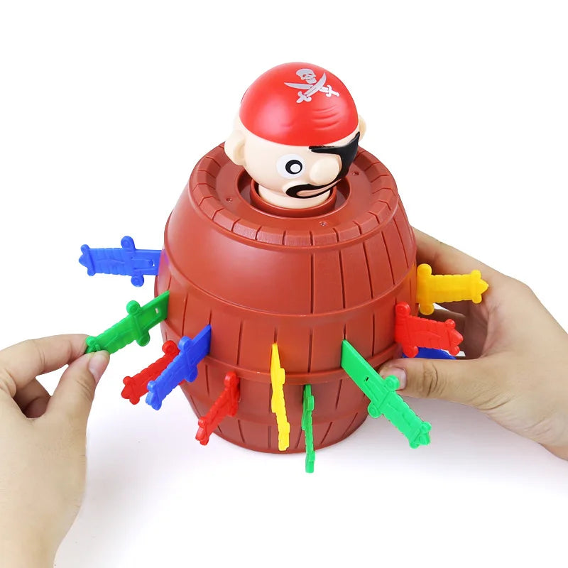 Pirate Barrel Game – Pop Up Family Party Toy for Kids & Adults