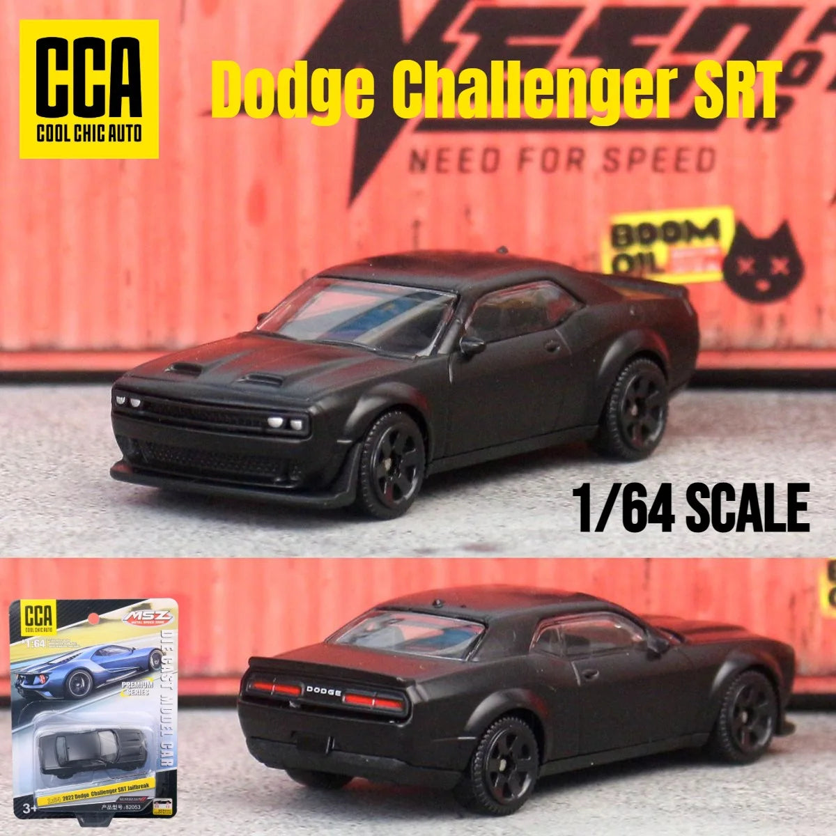 Diecast Car Model 1:64 Scale Metal Collectible Toy