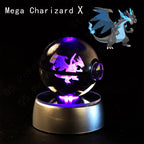 3D Crystal Ball Lamp – Glass LED Night Light Collectible