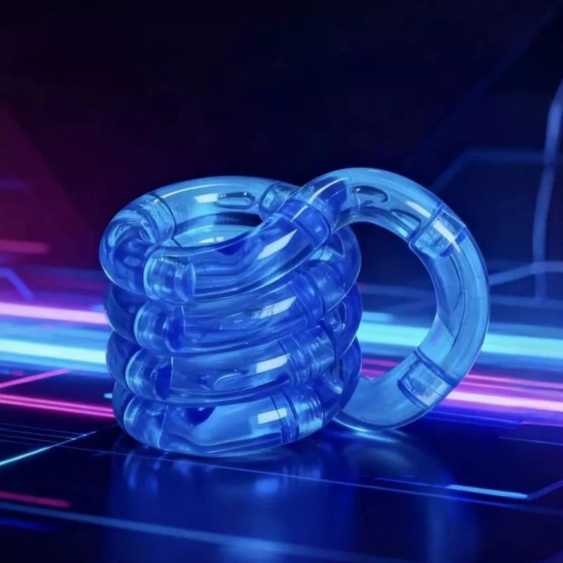 Twist Rope Fidget Toy – Rainbow Deformable Stress Relief Rope