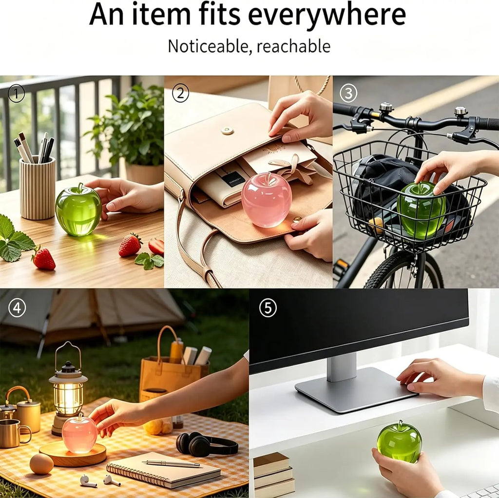 Apple Squishy Fidget Toy – Slow Rising Fruit Squeeze Toy