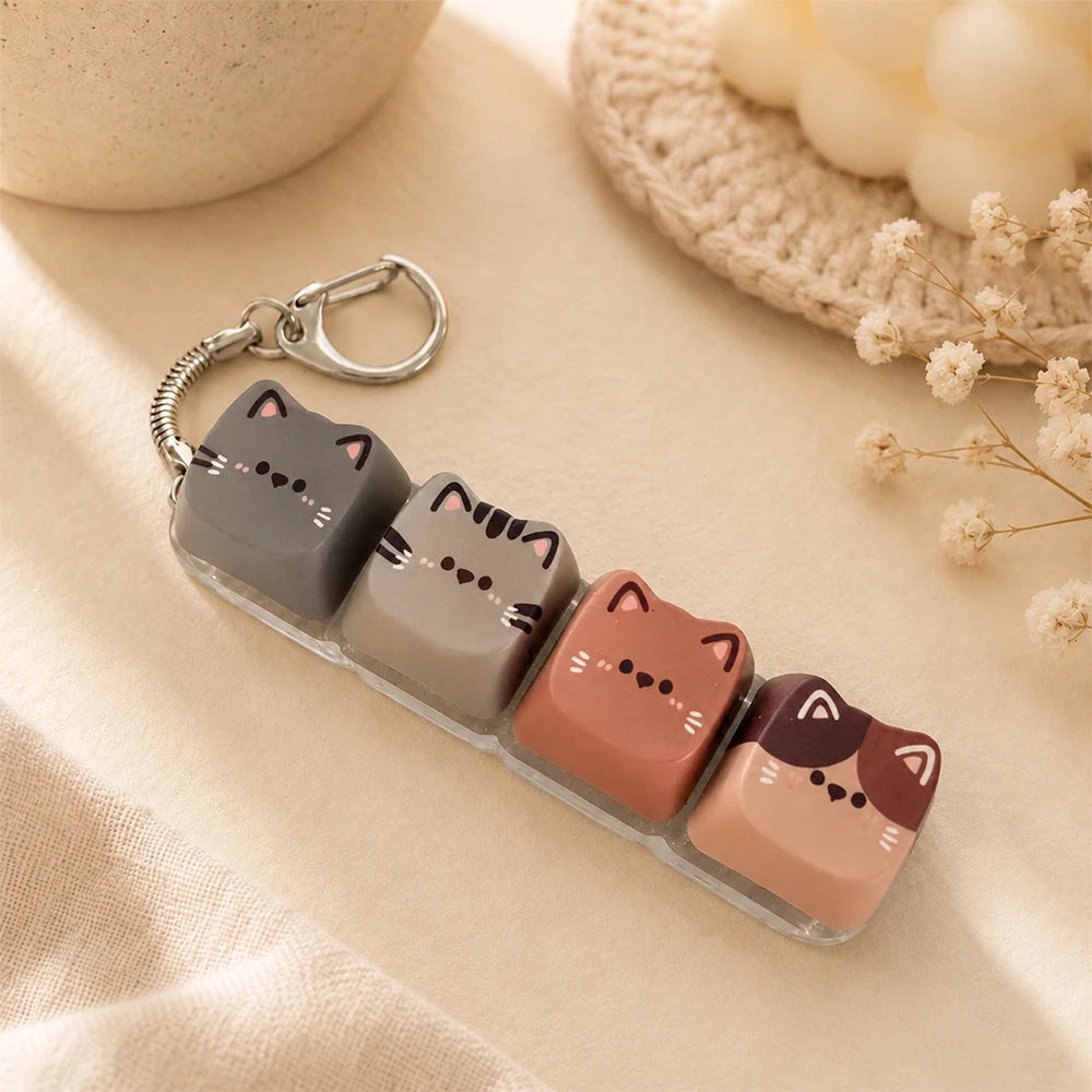 Animal Keychain – Cute Resin Key Ring & Bag Charm