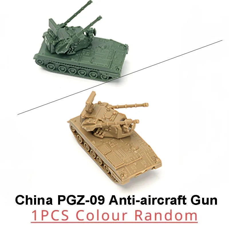 Tank Model Kit – 1:144 Scale Military Vehicle Set