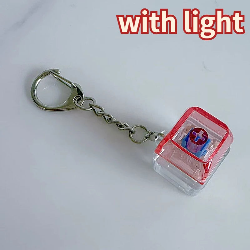 Mechanical Keyboard Key Tester – LED Keycap Fidget Keychain