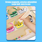 Magnetic Color and Number Maze – Wooden Sorting Puzzle Toy