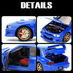 Diecast JDM Car Model – 1:32 Pull Back Toy with Lights