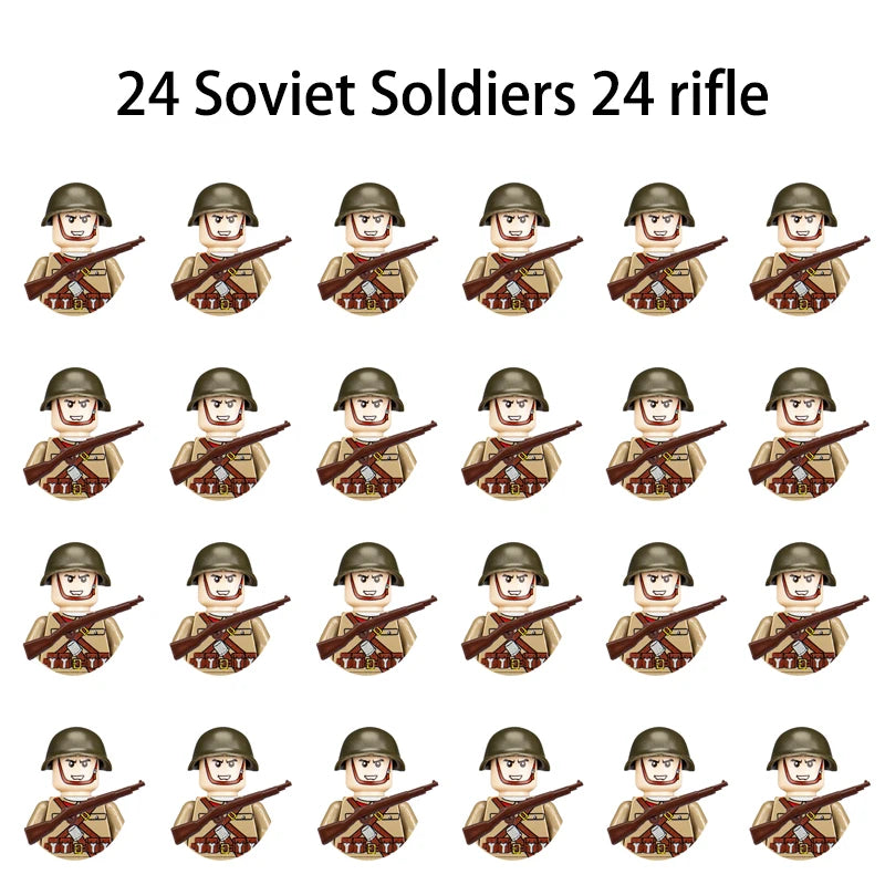 Army Building Blocks Set – Soldier & Military Construction Toy