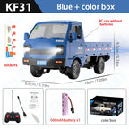 Mini Remote Control Truck 1:18 RC Cargo Van with LED Lights