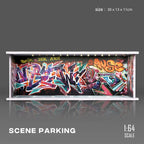 1:64 Garage Diorama – Miniature Model Scene Display