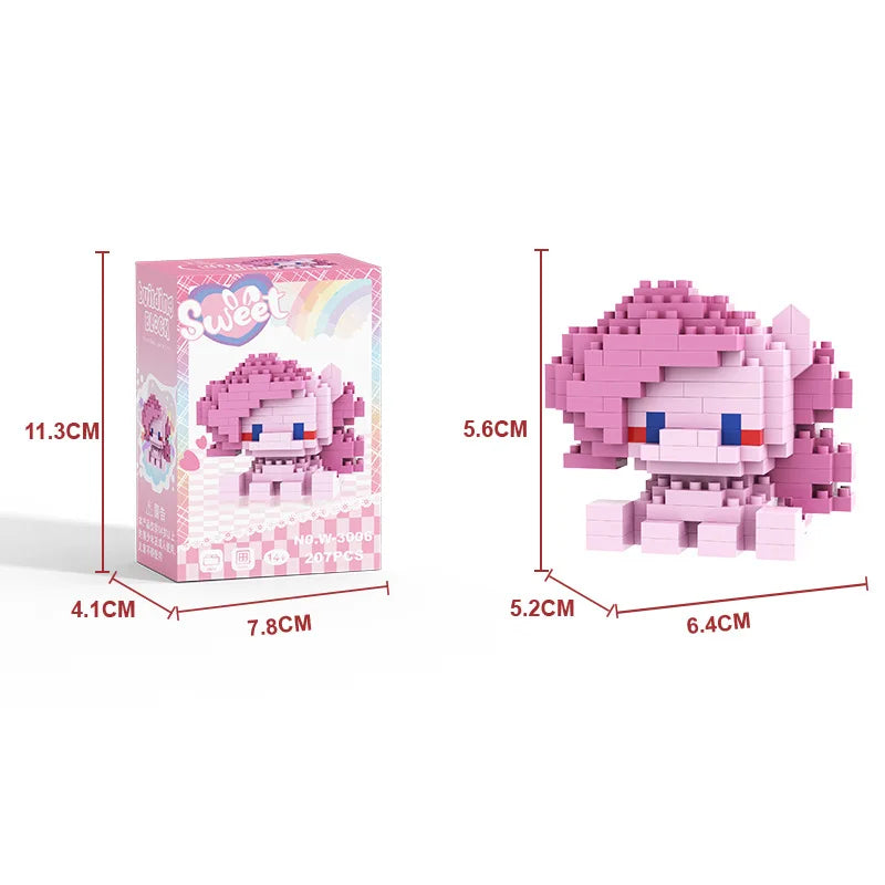 Micro Building Blocks Model Mini Plastic Construction Set