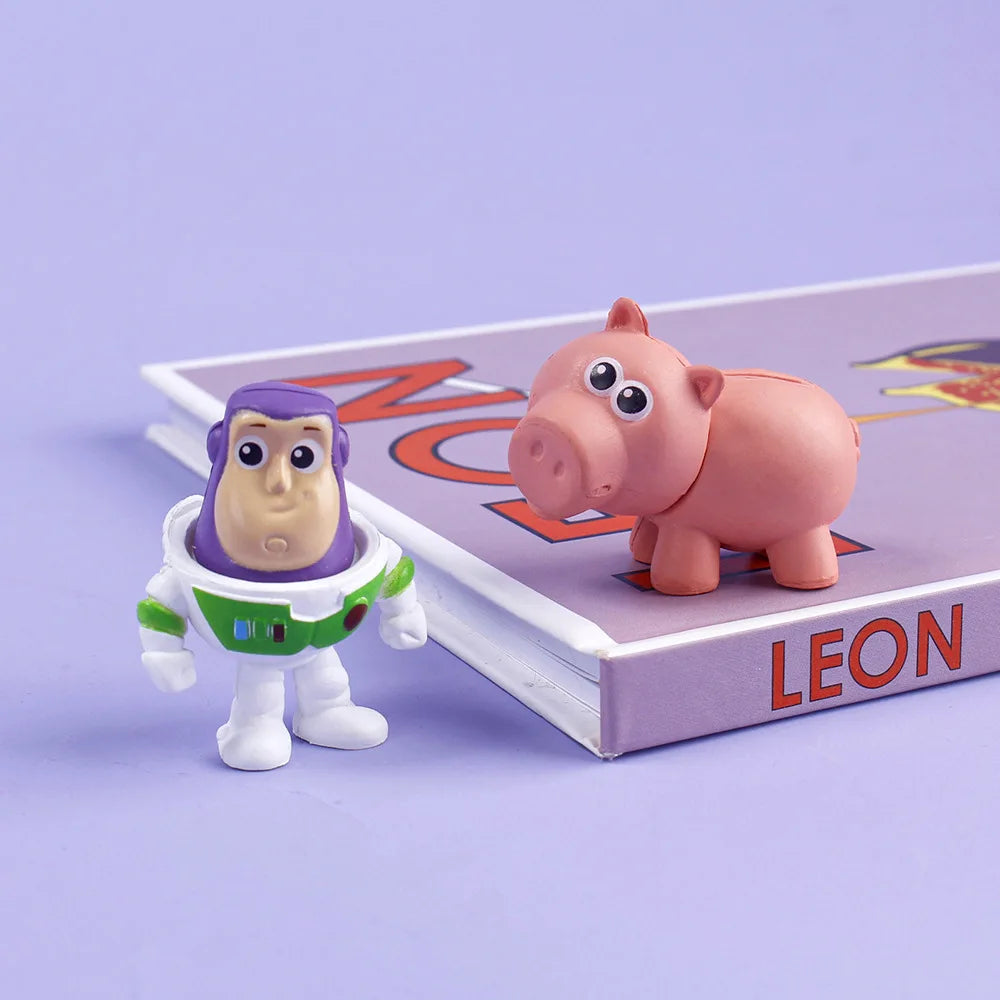 Cartoon Action Figure Set 6pcs Mini PVC Collectible Figures