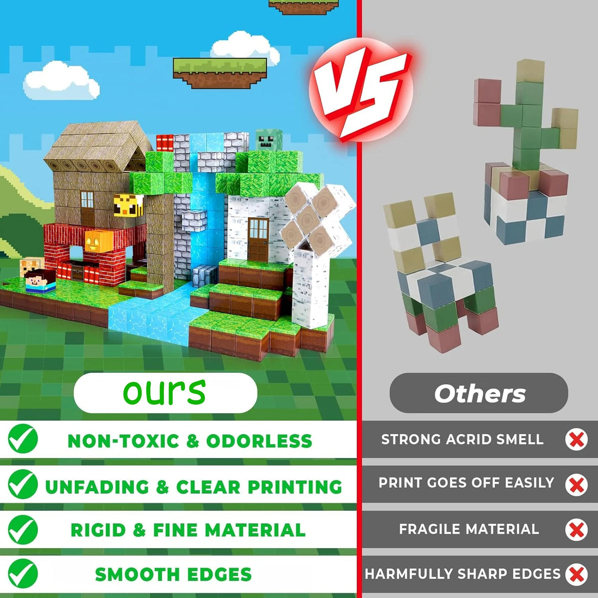 Magnetic Building Blocks – Creative House Set