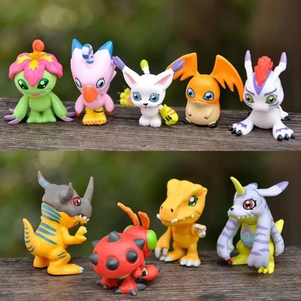 Anime Figures – 9-Piece PVC Collectible Figure Set