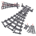 Flexible Train Track Building Blocks – Curved & Straight Rail Set