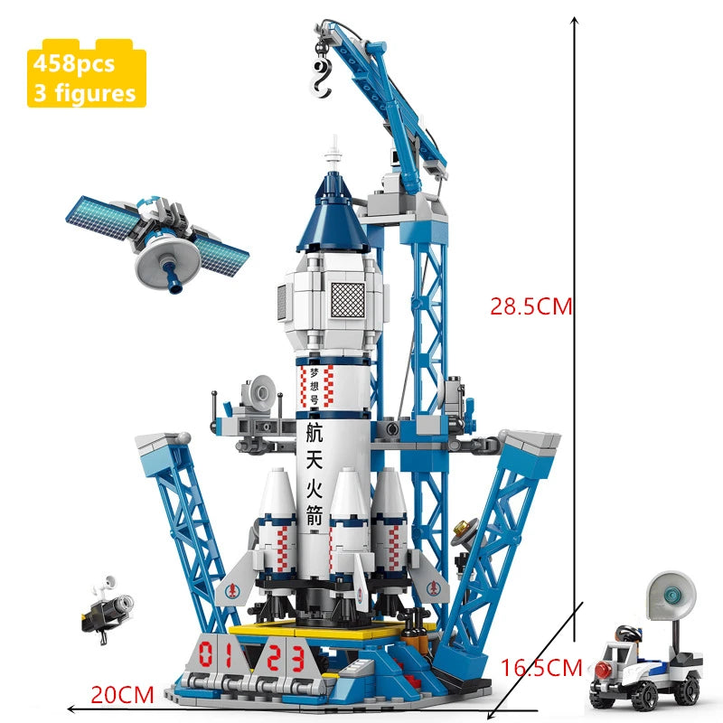 Space Rocket Building Blocks – Manned Spacecraft Model Kit