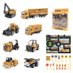 Construction Toy Vehicles – 6-Piece Diecast Truck Set