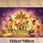 Birthday Party Decorations Set – Banner, Balloons & Cake Toppers