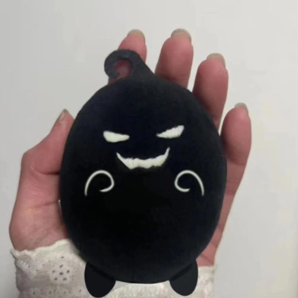 Black Character Plush Doll Soft Stuffed Decoration