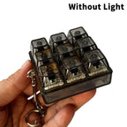Mechanical Keyboard Key Tester – LED Keycap Fidget Keychain