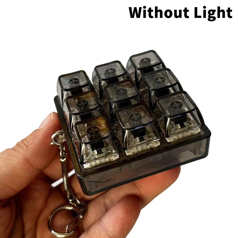 Mechanical Keyboard Key Tester – LED Keycap Fidget Keychain