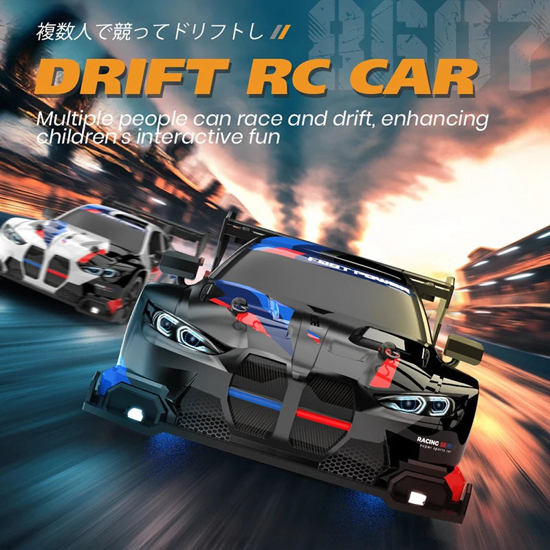 RC Drift Car 4WD Remote Control Car with LED Lights, 2.4GHz