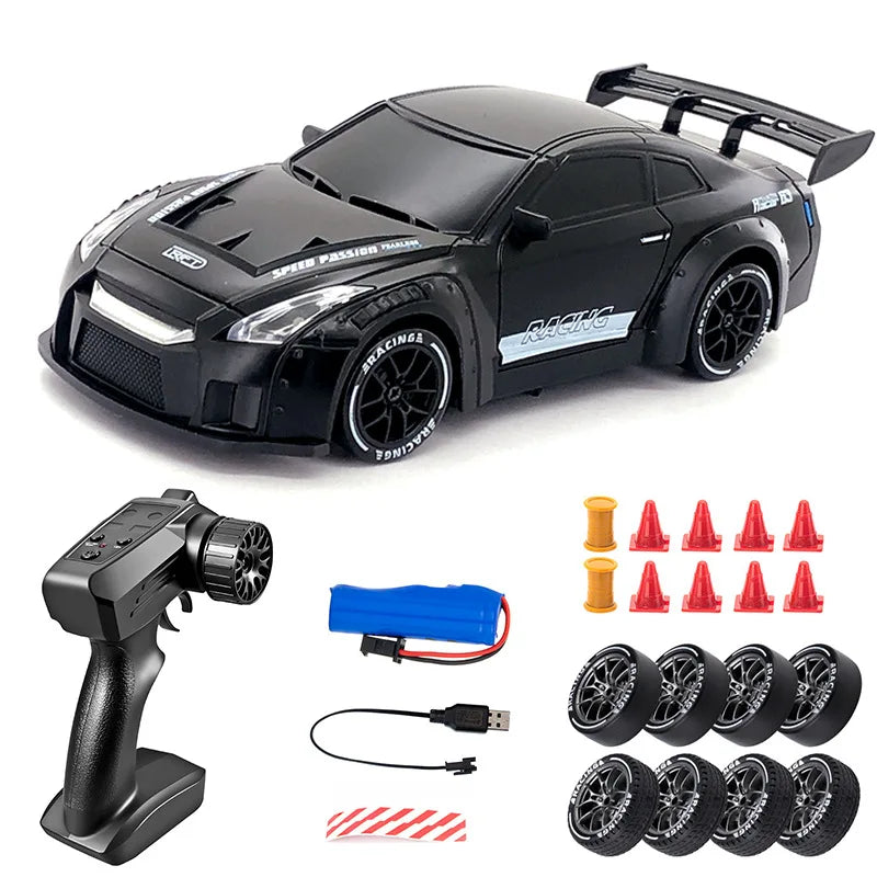 RC Drift Car 1:24 4WD Remote Control Racing Car with LED Lights