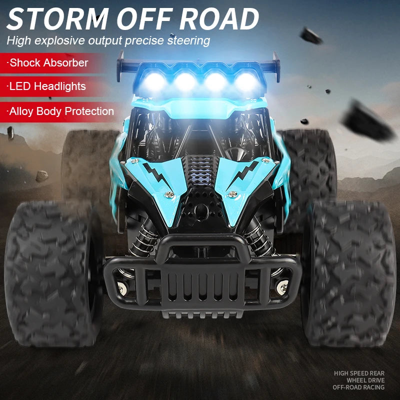 RC Drift Car 1:16 Off-Road Remote Control Vehicle with LED Lights