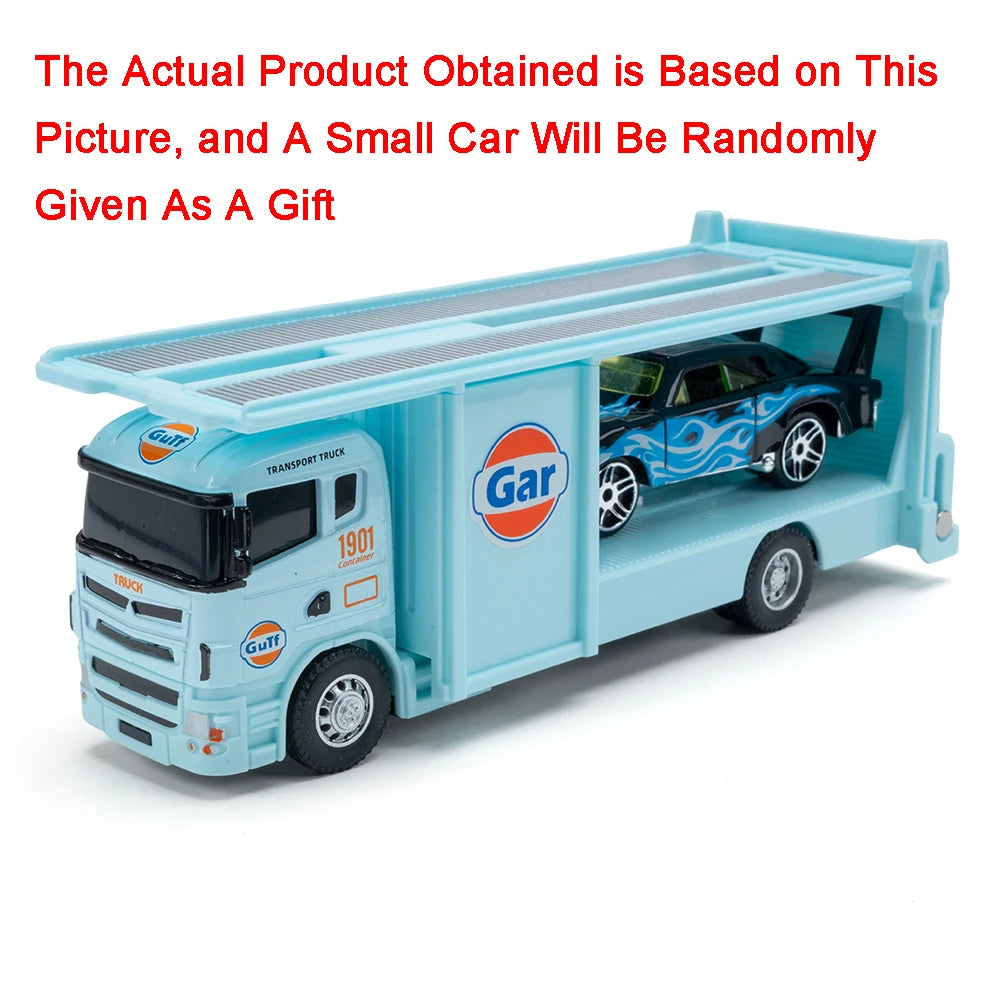 Diecast Trailer – 1:64 Metal Pull-Back Toy