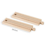 Wooden Train Track – Railway Track Connector & Assembly Set