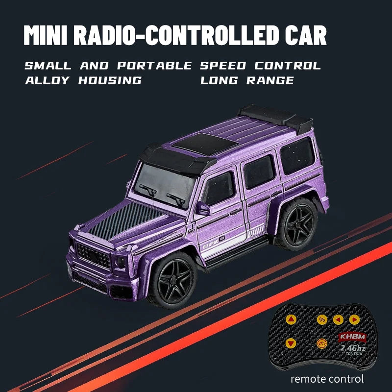 1:64 RC Car Mini Alloy Remote Control Vehicle